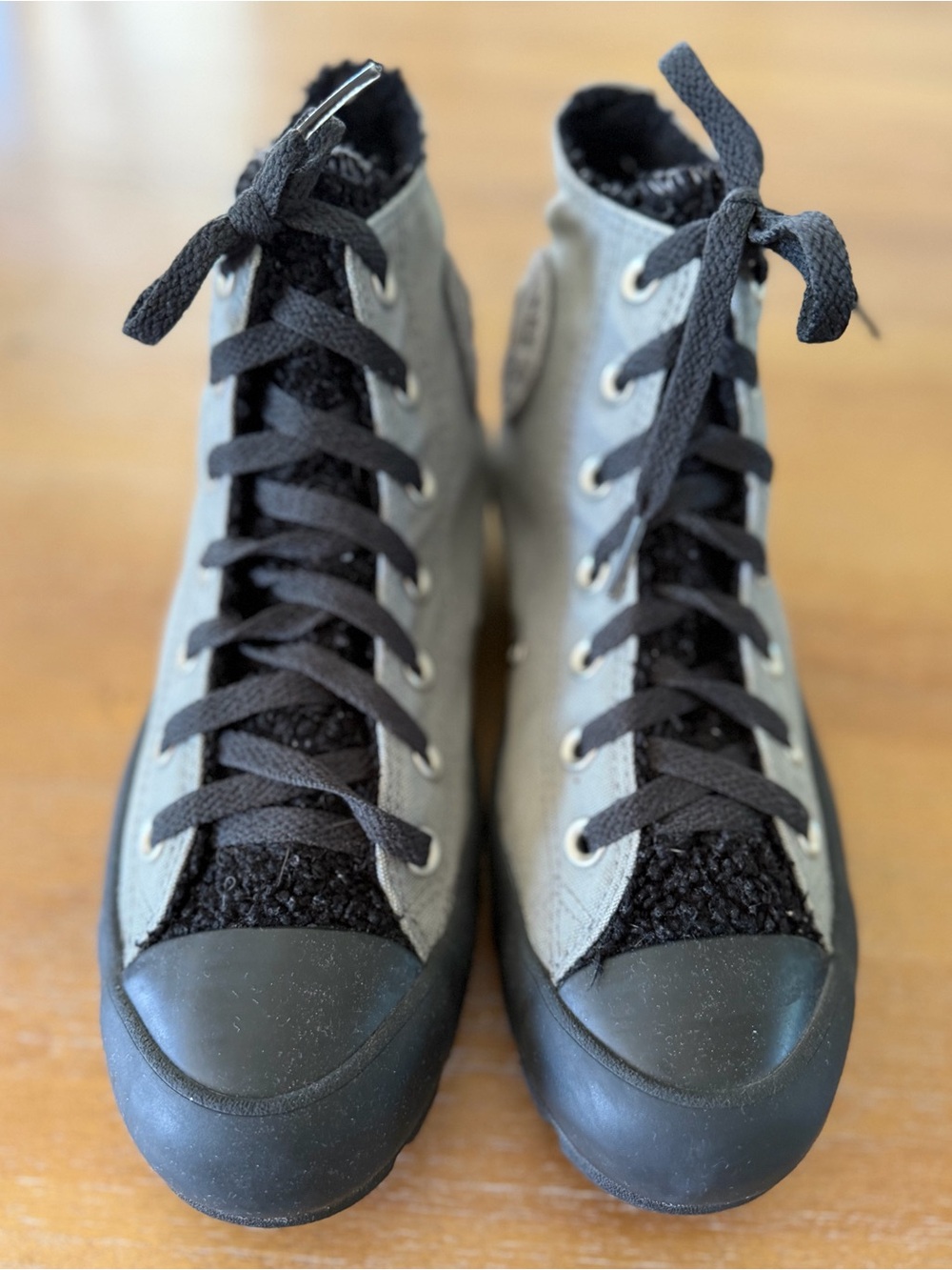 Converse Chuck Taylor Bosey MC Sherpa Fleece Lined Utility Boots Men 8 Woman 9.5